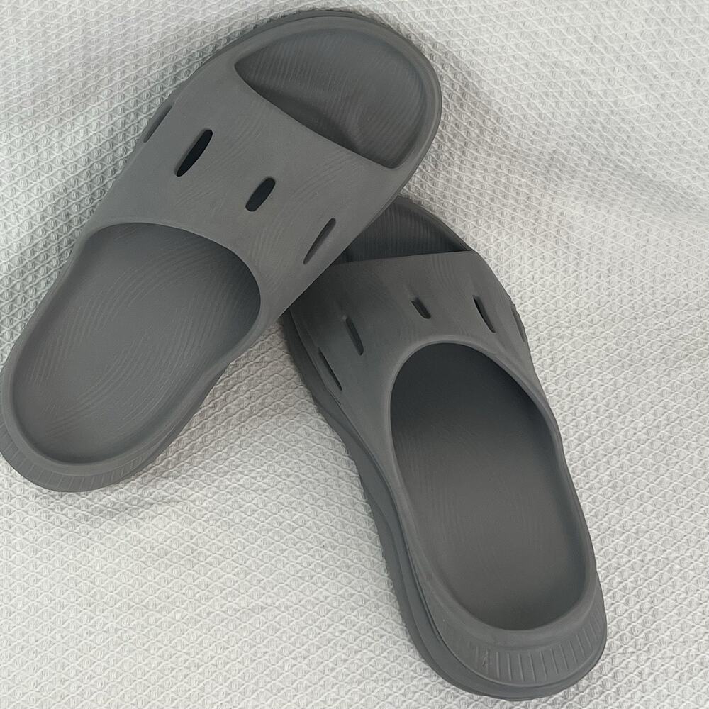 Hoka Ora Recovery Slide 3 Gray Sandals Unisex Size W8 M6 Comfort Slides - Picture 10 of 10